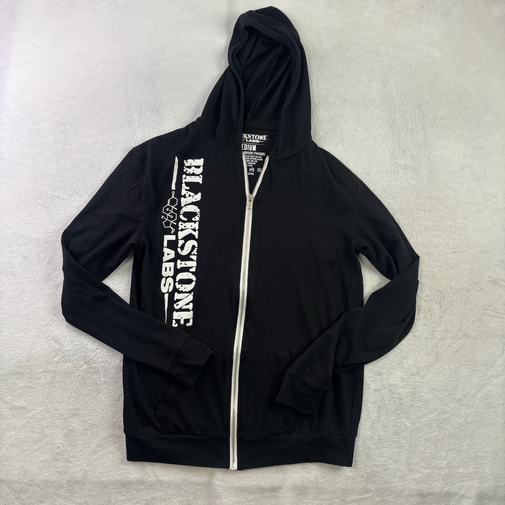 Blackstone Labs Black Full Zip Long Sleeve Hoodie Women's Medium
